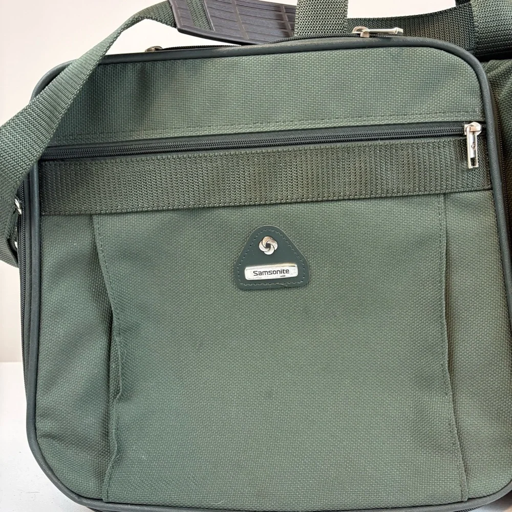 Vintage SAMSONITE PROFILE TAPESTRY (1992) Carry-On Weekender Multi Compartment